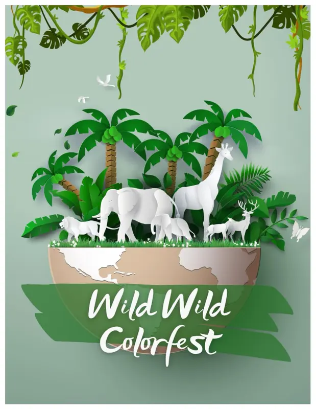 Wild Wild Colorfest: Ultimate Adult Coloring Book with Animal Designs: Large Print, Single-Sided (8.5x11 in) | 25 Creative Coloring Pages (Wildlife ... Best Adult Coloring Book with Animal Designs) 0