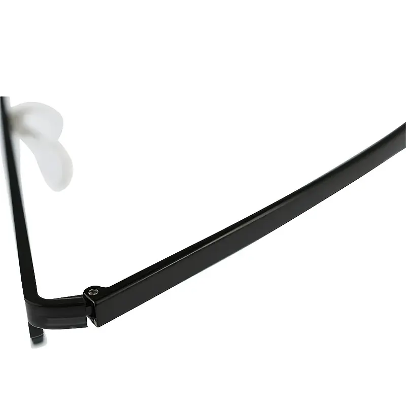 Mosaic Two-dimensional Pixel Thin Rimless Irregular Black Frame Fashion Glasses For Decoration 3