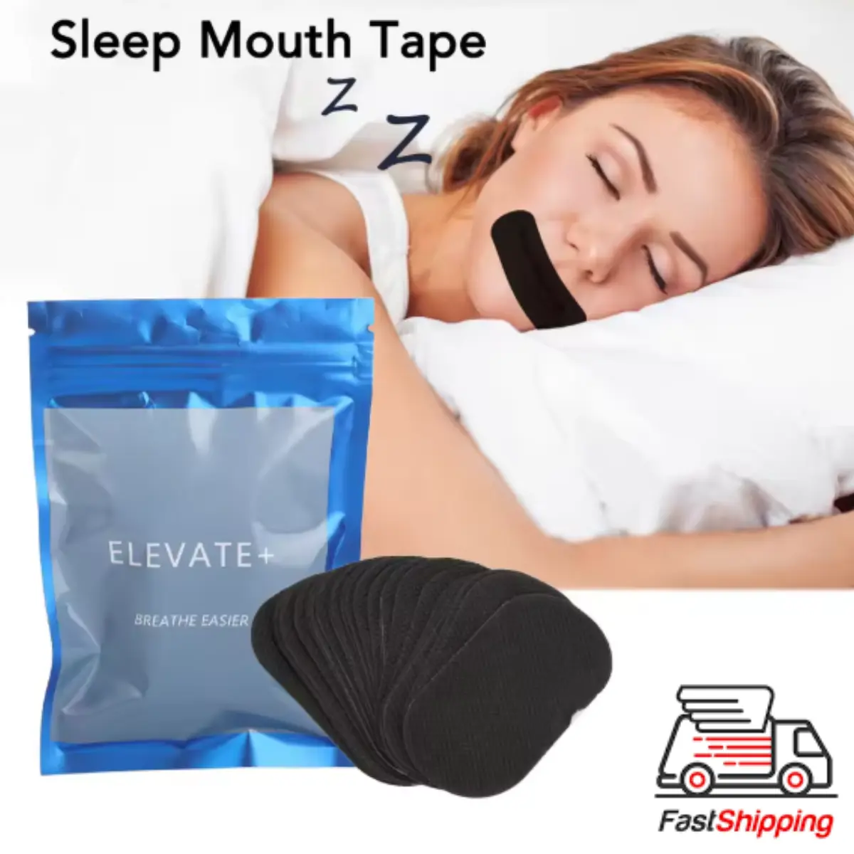 60Pcs Mouth Tape Sleeping Keep Mouth Close Prevent Snoring Gentle Sleep Strip for Home Travel Mouth Tape Mouth Tape for Sleeping