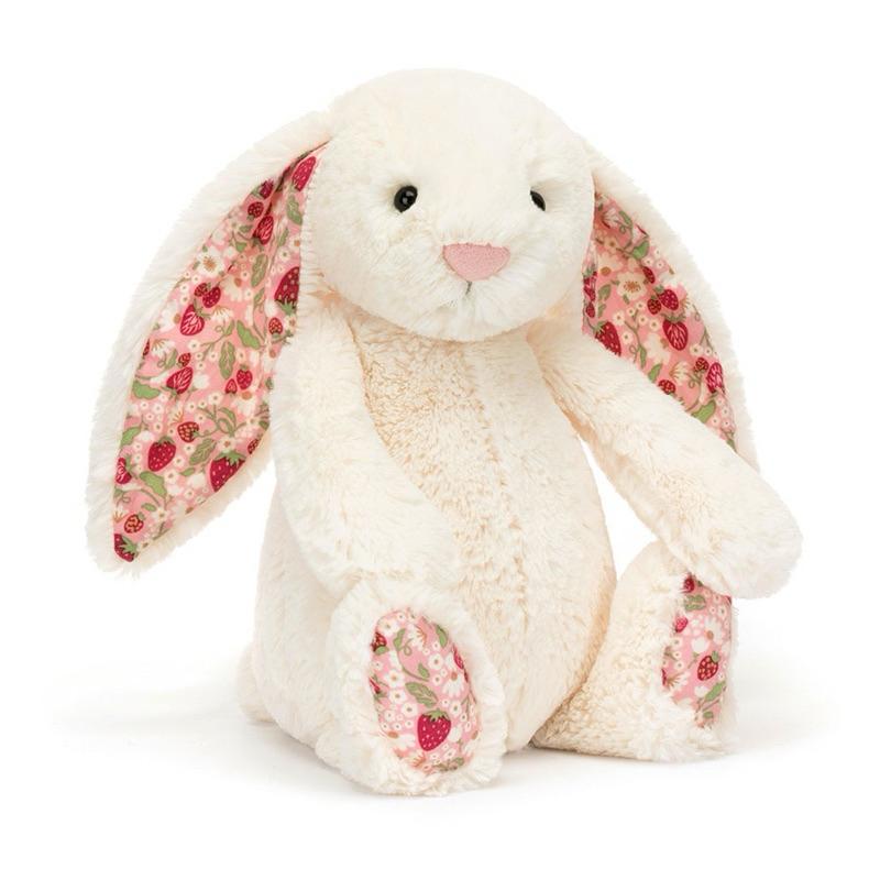 Blossom Silver Bunny 'Bloom' – Soft Grey Plush Bunny with Floral Ears, Perfect Cuddly Gift for Babies, Kids & Collectors, key chains 2