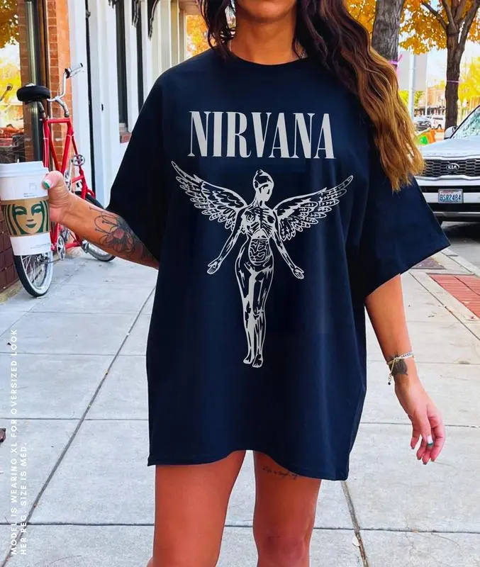 Nirvana Vintage Band In Utero Unisex Shirt, Gift for Man and Women