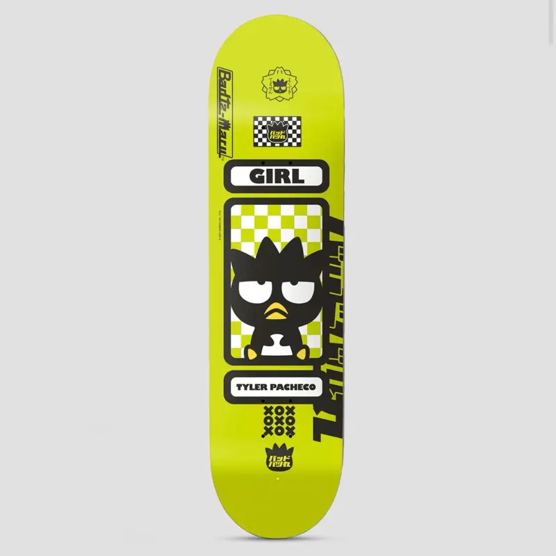 GIRL 8.375 PACHECO SANRIO TOKYO SPEED GREEN SKATEBOARD DECK 0
