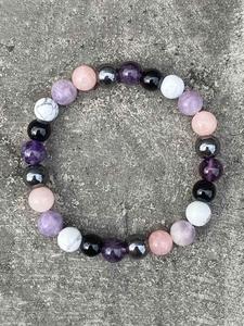 Vintage Healing Stone Beaded Bracelet, 8mm Beaded Bracelet for Women & Men, Fashion Jewelry for Party, Daily Decor, Trendy & Exquisite Jewelry for Gift