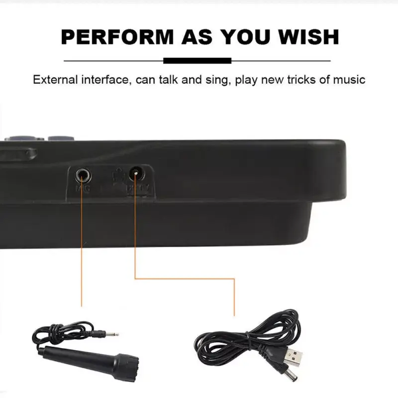61 Key Electric Digital Piano Musical Beginner Electronic Keyboard Instrument UK 6