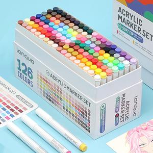 126 Color Marker Pen Set, 1 Set Soft Head Art Marker Pen, Painting Coloring Marker Pen, Student and Adult Art Supplies