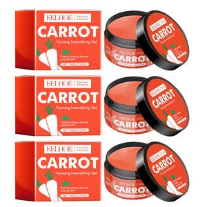 Carrot Extract Self Tanning Gel, Long-lasting Moisturizing Tanning Gel, Hydrating Skin Care Product for Women & Girls Daily Use