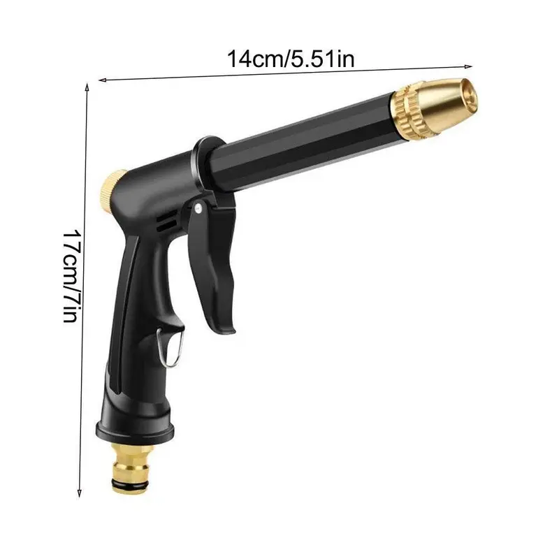 High-Pressure Water Wash Gun for Car Washing, Metal Brass Nozzle, Best for Car, Garden, Lawn 6
