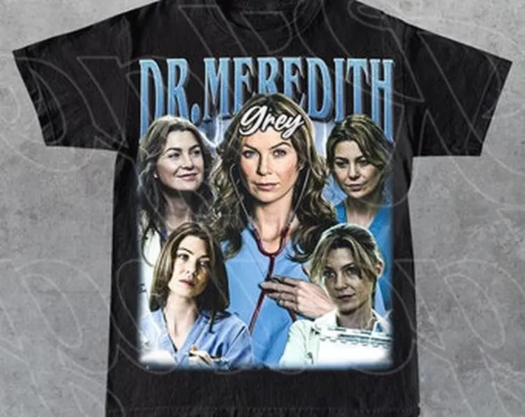 Limited Dr Meredith Grey Vintage T-Shirt, Gift For Woman and Man Unisex T-Shirt