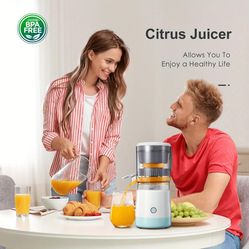 1 Portable Electric Juicer, Home Multi-Purpose Juicer, USB Rechargeable Automatic Fresh Press, Suitable For Orange, Watermelon, Lemon 7