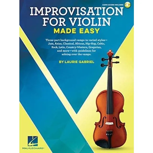 Improvisation for Violin Made Easy - Book - by Laurie Gabriel - 9781495096549 - Hal Leonard Corporation 0
