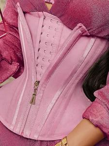 Women's Adjustable Zipper Corset Waist Trainer, Fajas, Tummy Control Shaper Belt, Sexy Shapewear For All Seasons, Fall Clothing Girdle, Lady Sports Belt, Corset Waist Shaping