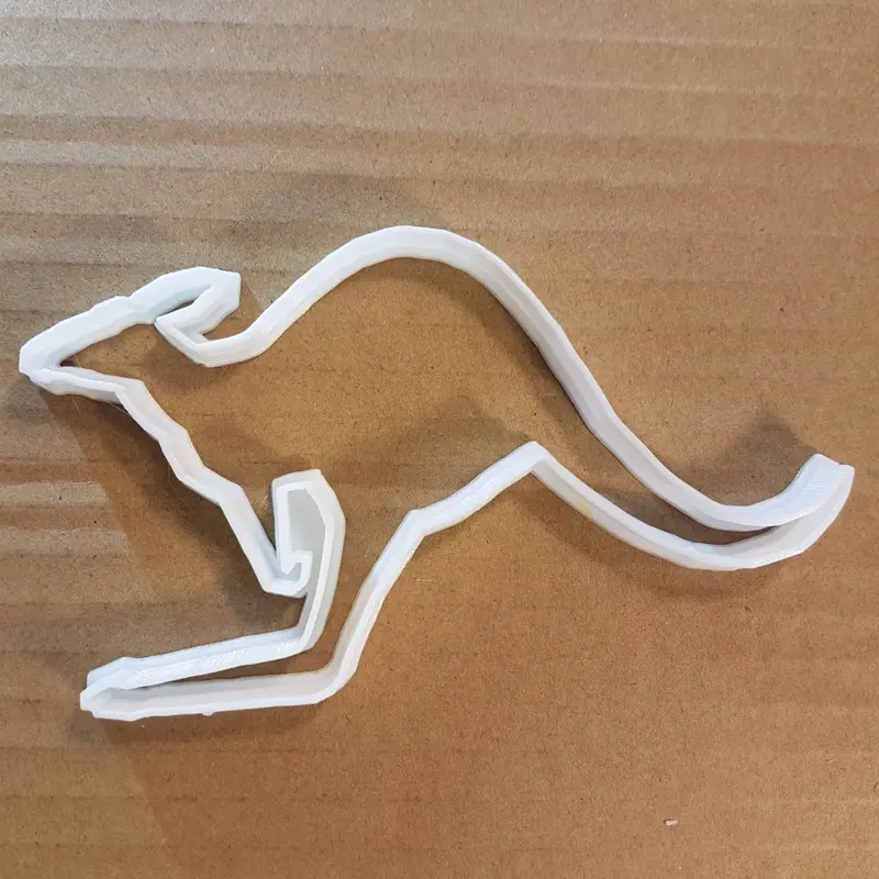 Kangaroo Jump Shape Joey Cookie Cutter Dough Animal Biscuit Pastry Fondant Sharp Stencil Marsupial Australia Australian 3