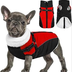 Waterproof Dog Winter Jacket, Reflective Safety Dog Snow Jacket, Warm Dogs Coat for Cold Weather, Pet Clothes for Large, Medium, Small Dogs
