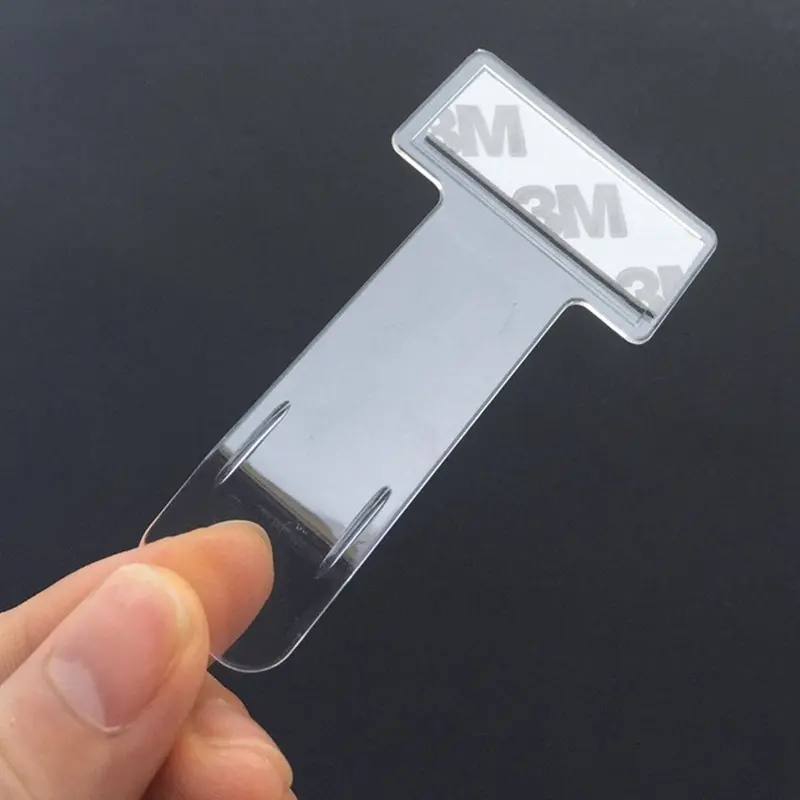 Transparent Car Vehicle Parking Ticket Receipt Permit Auto Fastener Card Bill Holder Clip Windshield Stickers Car Accessories 2
