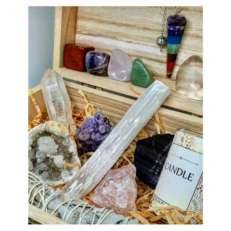 CRYSTAL HEALING CHAKRA GIFT BOX 4