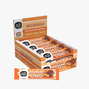 Yubi Bar Honeycomb 12 Pack - Protein Bars - 99 Calories, High Protein and High Fibre, Low Sugar, Gluten Free and Dairy Free Snacks with Milk Chocolate, Honeycomb Flavoured