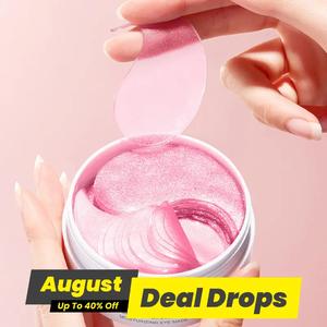 Rose Hyaluronic Acid Skincare Eye Mask, Moisturizing Face Mask for Soothing Dry Skin, Nourishing Personal Eye Skin Care Products for Women & Girls, Eye Patch, Brightening, Hydrating Eye Care Formula