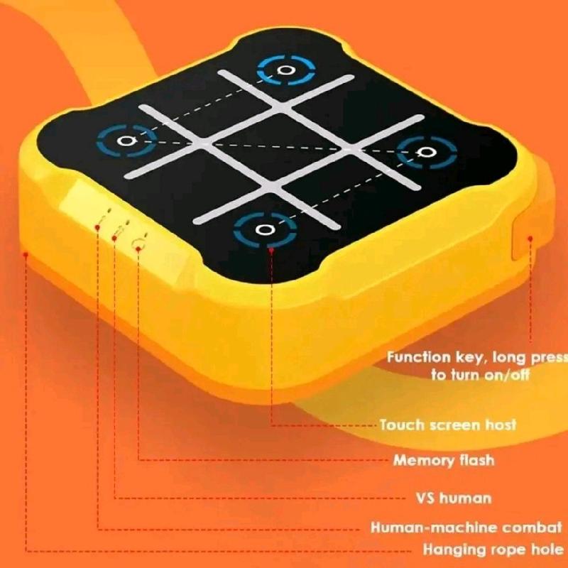 Electronic Tic-Tac-Toe Game, 1 Count Educational Chessboard, Portable Chess Board Game Educational Chess Board for Kids & Adults, Gift for Her, Men's Gift 6