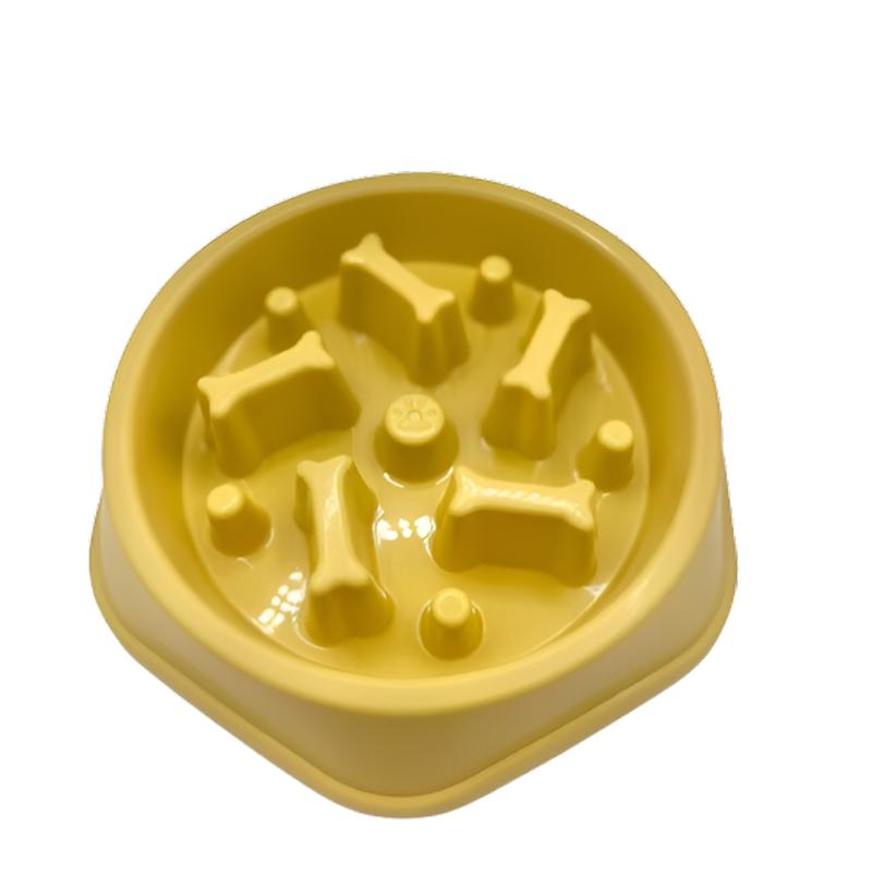 Product Introduction of Dog Bowl Slow Feeder Pet Bowl Anti Bloating Anti Slip Feet Interactive Feed Dish 10