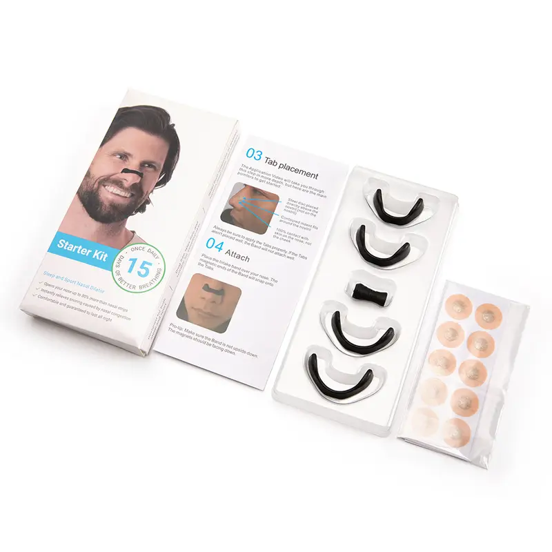 Magnetic Nasal Strips Kit - Improve Sleep Quality, Reduce Snoring, Boost Oxygen Intake - Nail, Manicure 7