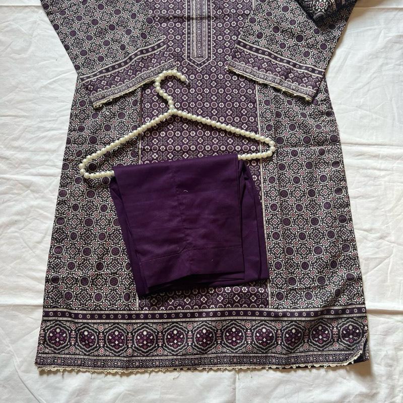 Bin Saeed Printed Lawn 3 Piece Summer Dress for Women - Sizes S to XXL - Casual & Elegant - Comfortable, Clothes Womenswear 2
