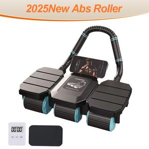 【50% Off】6-Wheel Automatic Rebound Ab Roller with Elbow Support – Core Crusher for Home Workouts | Includes Timer & Knee Pad | No Gym Needed | Anti-Slip Design for Fat Burn & Abs Sculpting