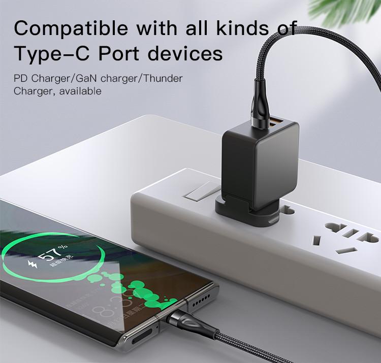 CA110 4 in 1 Charging Data Cable | Type-C to 2 TC + 2 IP Mobile Phone Charging Cable 4