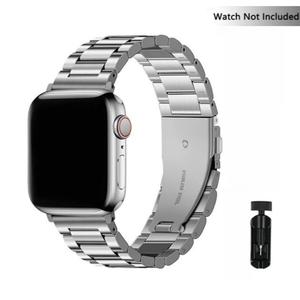 Solid Color Watch Band with Tool (Band Only), 1 Count Durable Metal Replacement Watch Band for Women & Men, Sports Watch Band, Wearable Accessories for Apple Watch Ultra2/Ultra Series 9/8/7/6/5/4/3/2/1/SE/SE2, Gift