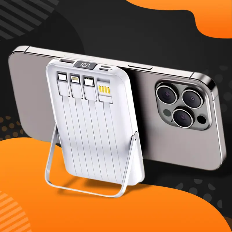 Magnetic Portable Charger | 10K mAh Fast Wireless Power Bank for iPhone & Android 1