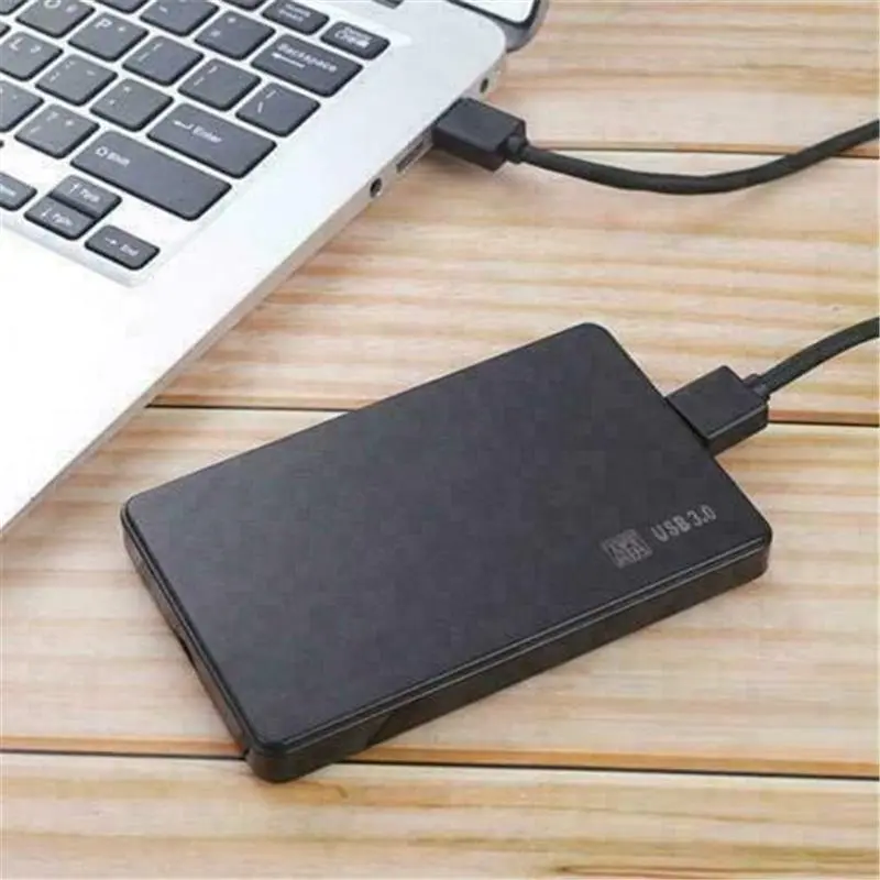 2.5" Hard Drive Enclosure SATA HDD/SSD Caddy Case To USB 3.0 For LAPTOP DVR External Black Enclosure Box 6
