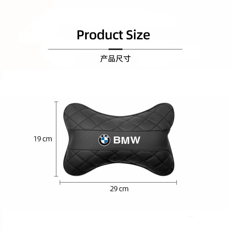 1 pcs Car Accessories Seat Headrest Neck Pillow For BMW i8 Z4 Z8 X1 X2 X3 X5 X4 X6 X7 G30 G20 G32 G11 G12 F40 F30 F20 F10 F34 F07 F44 5