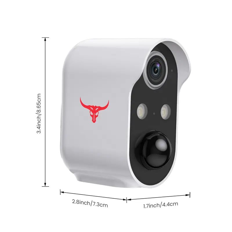 [1 Day Flash Deal] Wireless Outdoor Security Camera, 1080P HD, Battery WiFi CCTV, AI Human Detection, 2-Way Audio, Colour Night Vision, Cloud, 2 Spotlights airport  security  camera cctv  camera 6