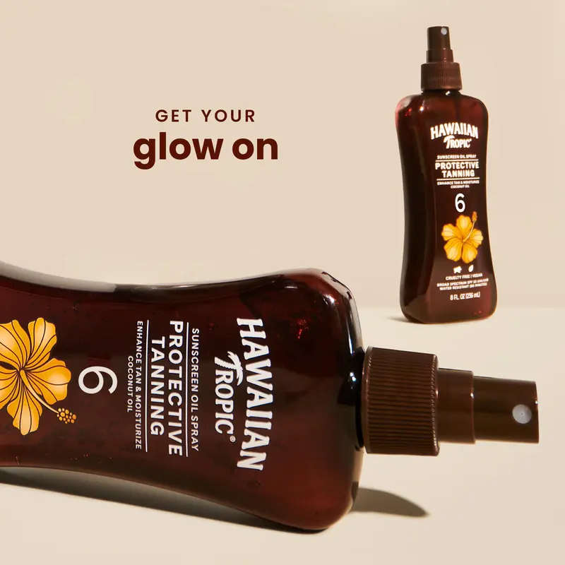 Hawaiian Tropic Dark Tanning Oil SPF#6 Pump 7