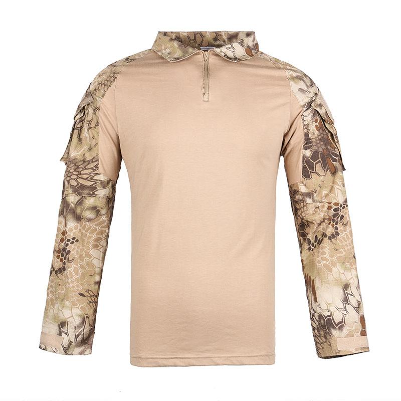 Product Introduction of Men's Outdoor Tactical Hiking T-Shirts,Hunting  Camouflage Long Sleeve Hunting Climbing Shirt,Male Breathable Sport Clothes 20
