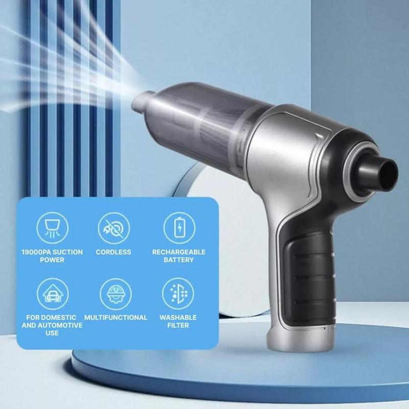 95000pa Powerful Car Vacuum Cleaner Wet/Dry Cordless Strong Suction Handheld 120W 6 Accessories 4