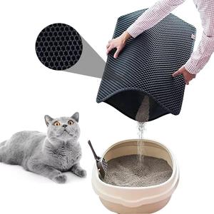 Double Litter Mat, Waterproof and Impermeable, Washable and Easy To Clean Tray, No Longer Worry About Litter Splashing, Valentine's Day Gift, Pet Supplies for Cats