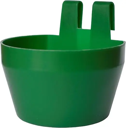 Poultry Cage Cups / Galley Cups / Aviary Cups, Pack of 12, Suitable For Both Food, Grit Or Water, Includes Integral Hook So The Cups Can Be Hung From The Cage Mesh, Made In The UK 4