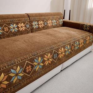 Boho Style Couch Cover, Non-slip Elastic Sofa Slipcover, Couch Covers, Soft Sofa Protector, Sofa Protector for Living Room & Balcony Decor, Home Durable Cushions Decor, Universal Sofa Protector, Dual Sofa Slipcover, Waterproof Polyester Cushions