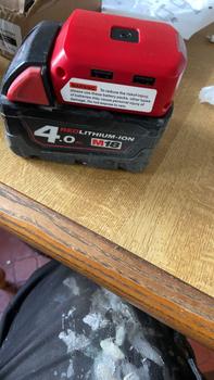 Product Review of Battery Adapter for Milwaukee 18V Lithium Ion Battery, Battery Adapter with DC Port & LED Work Light & Dual USB Ports, for Milwaukee 49-24-2371 M18 Power Source from M**t C**s 0