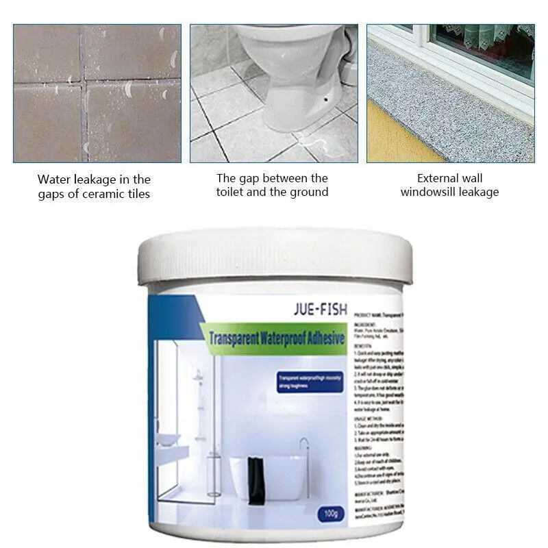 Bathroom Transparent Waterproof Glue Waterproof Coating Agent Long-lasting HOT. 1