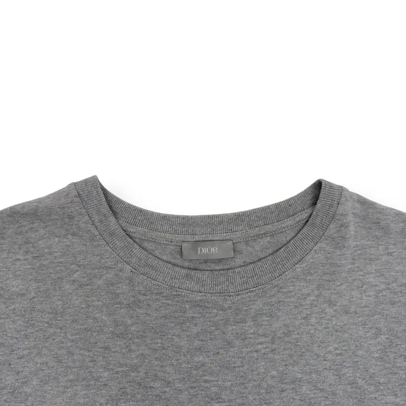 PRE-OWNED DIOR CD ICON LOGO T-SHIRT GREY S 2