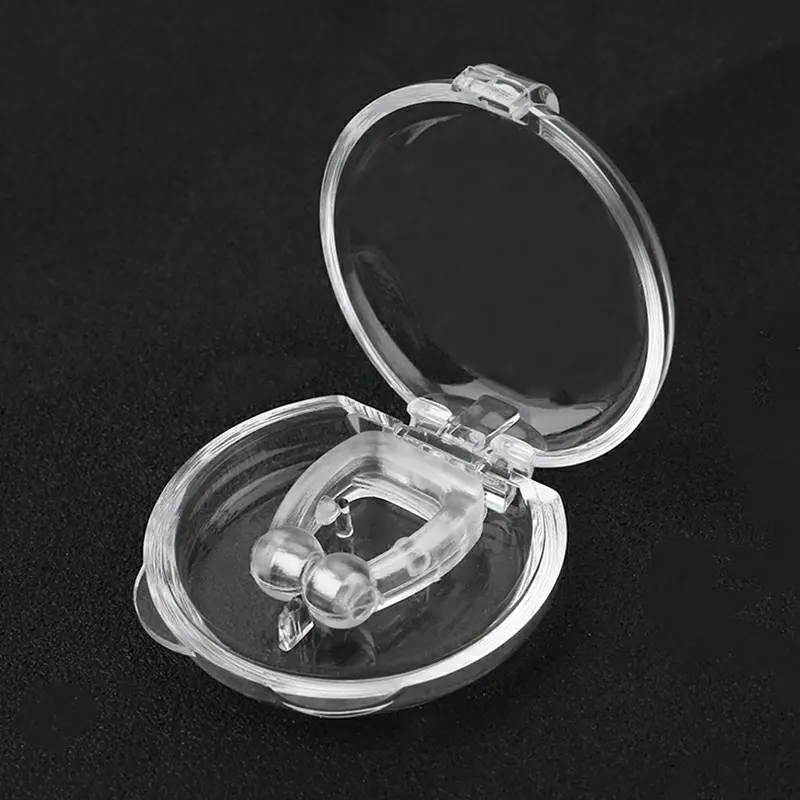 4 PCS Snoring Stop Silicone Magnetic Anti Snore Nose Clip Device Silent Sleep, Sleep Aid Supplies For men & Women, Gift for men & Women 4