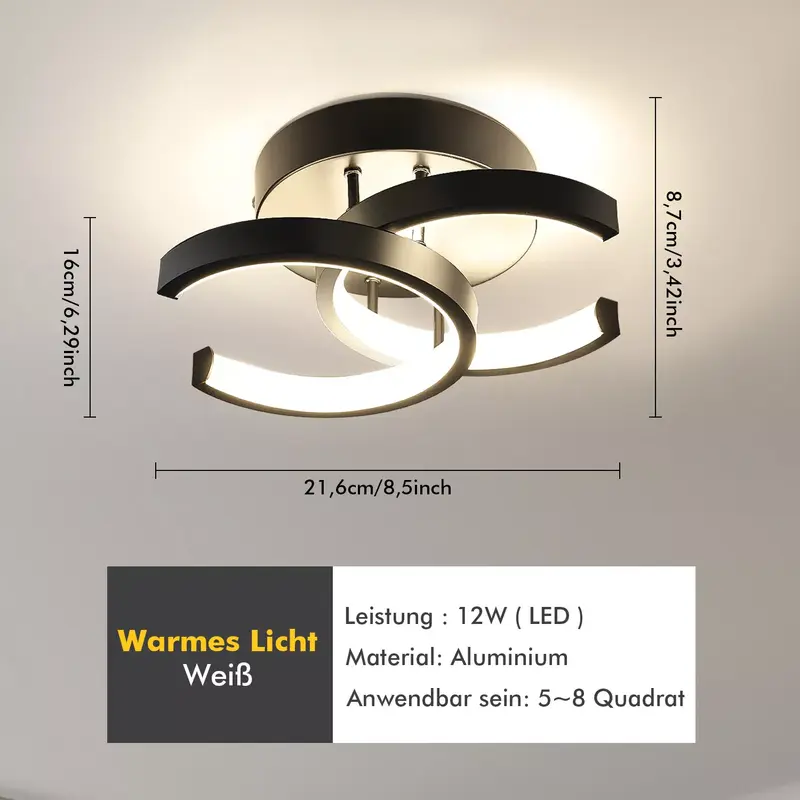 Product Introduction of Bedroom Ceiling Lights LED Ceiling Light dimmable Modern Living Room Lights indoor  lighting ceiling  light 7