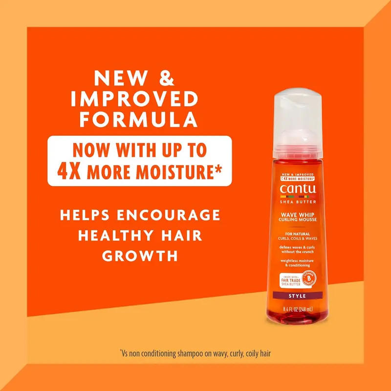 Cantu Wave Whip Curling Mousse 248mlCantu Wave Whip Curling Mousse 248ml Gel Haircare 1