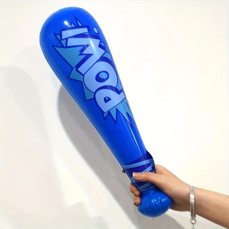Fun Cartoon Inflatable Baseball Bat Toys - Perfect for Parties, Birthdays & Beach Outings - Durable PVC, Assorted Colors 7