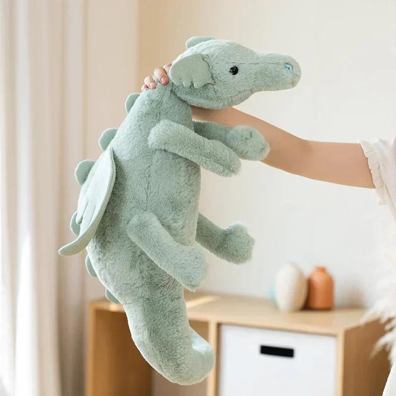 New Dragon Plush Toys Stuffed Dinosaur Flying Wings White Pink Green Blue Dragons PLushies Dolls Birthday Gift 5