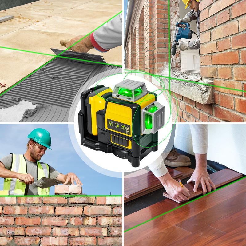 12 Lines 3 Sides 360 Â° Vertical Laser Level with Green Light 2