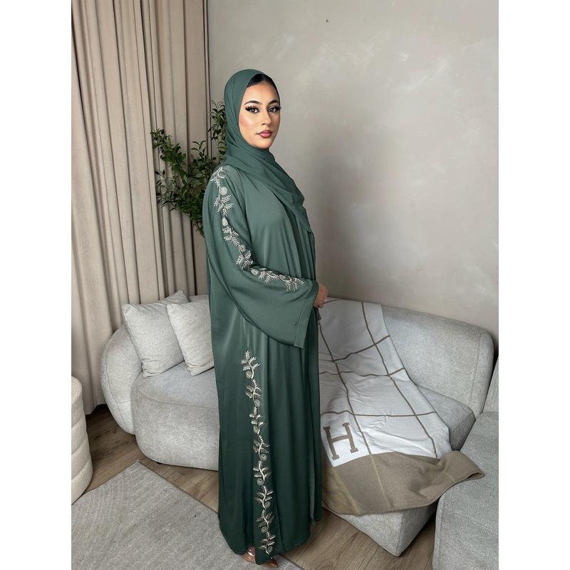 Saima Embroidery Abaya 6
