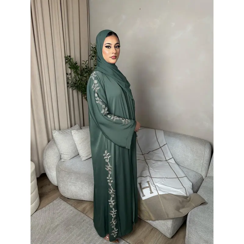 Saima Embroidery Abaya 6