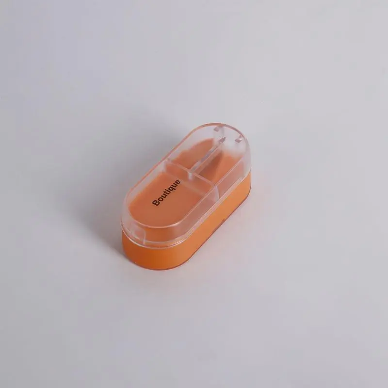 2-in-1 Portable Medicine Cutter & Storage Box, Bpa Free Pill Organizer Pill Cutter, Pill Cutter for Small Pills Tablet, Professional Cutting Tools